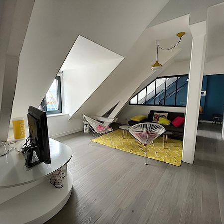 Duplex De Standing En Centre-Ville Avec Parking, Proche Port Et Plage - Fr-1-361-377 Granville Buitenkant foto