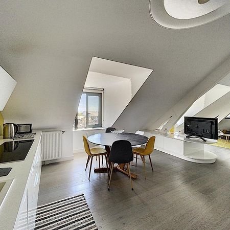 Duplex De Standing En Centre-Ville Avec Parking, Proche Port Et Plage - Fr-1-361-377 Granville Buitenkant foto
