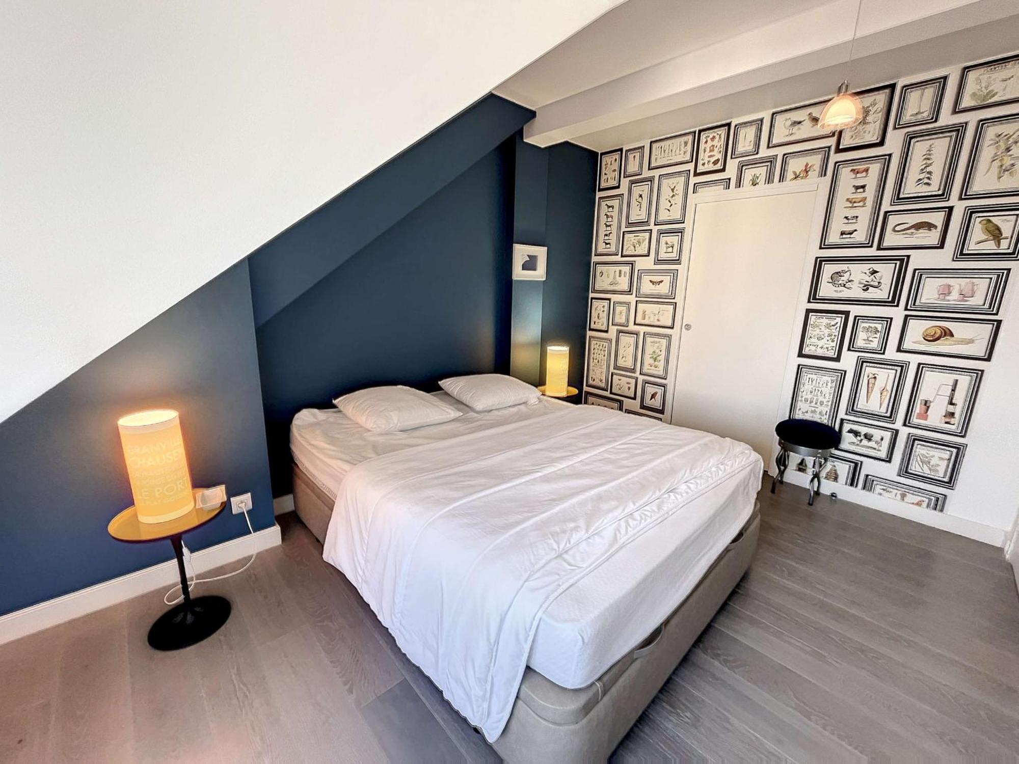 Duplex De Standing En Centre-Ville Avec Parking, Proche Port Et Plage - Fr-1-361-377 Granville Buitenkant foto